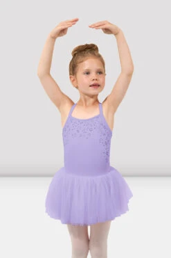 Girls Elara Mesh Back Tutu Dress