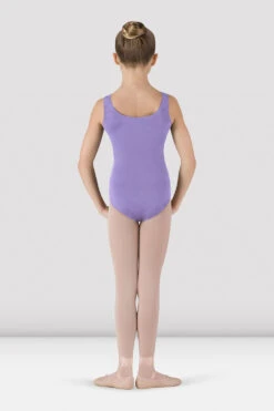 Girls Basic Round Neck Tank Leotard