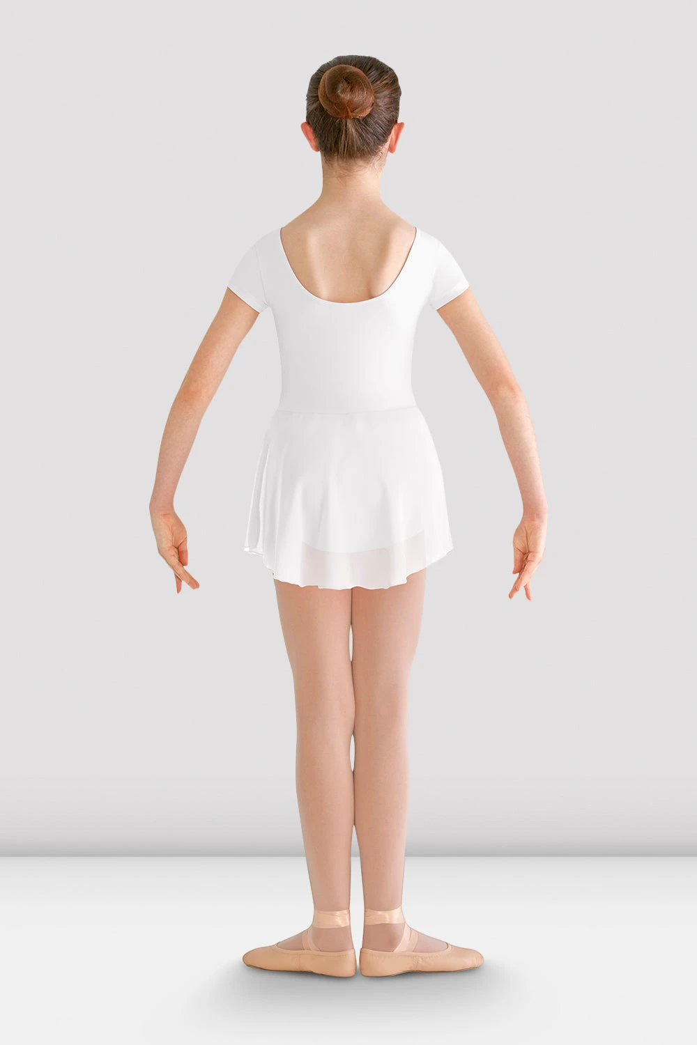 Girls Prisha Short Sleeve Skirted Leotard 2 Girls Prisha Short Sleeve Skirted Leotard - Image 2