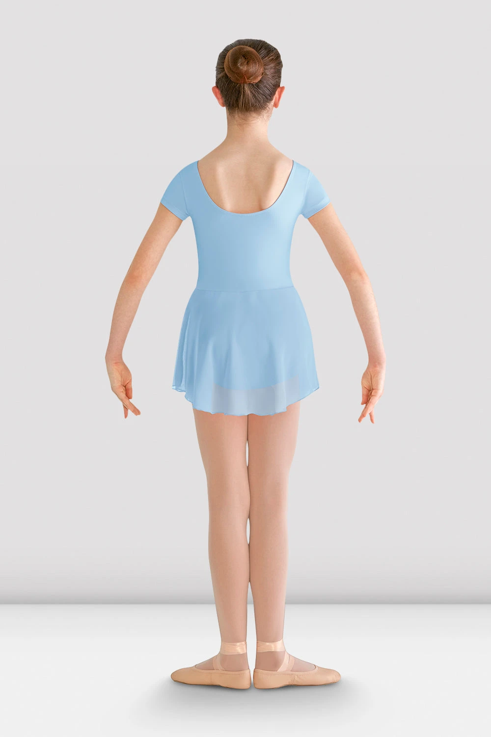 Girls Prisha Short Sleeve Skirted Leotard 2 Girls Prisha Short Sleeve Skirted Leotard - Image 2