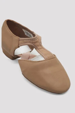 Ladies Elastosplit Grecian Teaching Shoes 15 Ladies Elastosplit Grecian Teaching Shoes -Dancewear Store ES0410L TAN 08