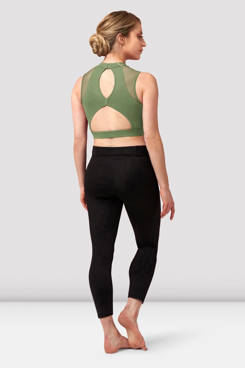 Ladies Natalia Open Back Crop Top 2 Ladies Natalia Open Back Crop Top - Image 2