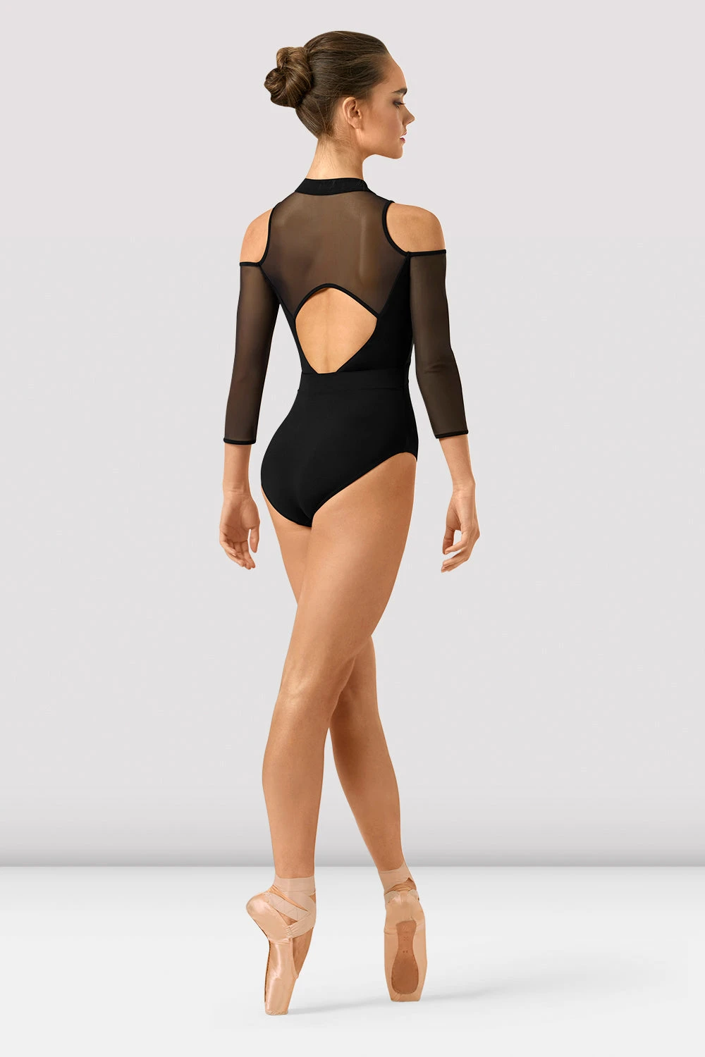 Ladies Indiana Mirage Print 3/4 Sleeve Leotard 2 Ladies Indiana Mirage Print 3/4 Sleeve Leotard - Image 2