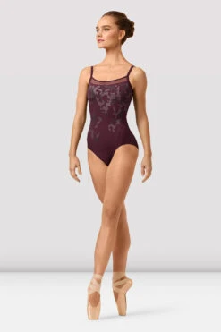 Ladies Katya Mirage Print Camisole Leotard