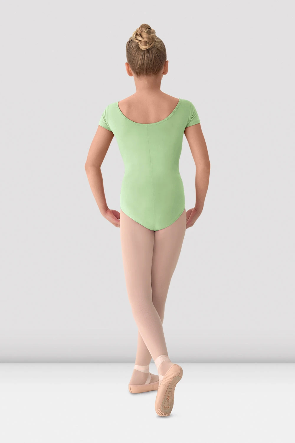 Girls Mirella Classic Short Sleeve Leotard 2 Girls Mirella Classic Short Sleeve Leotard - Image 2