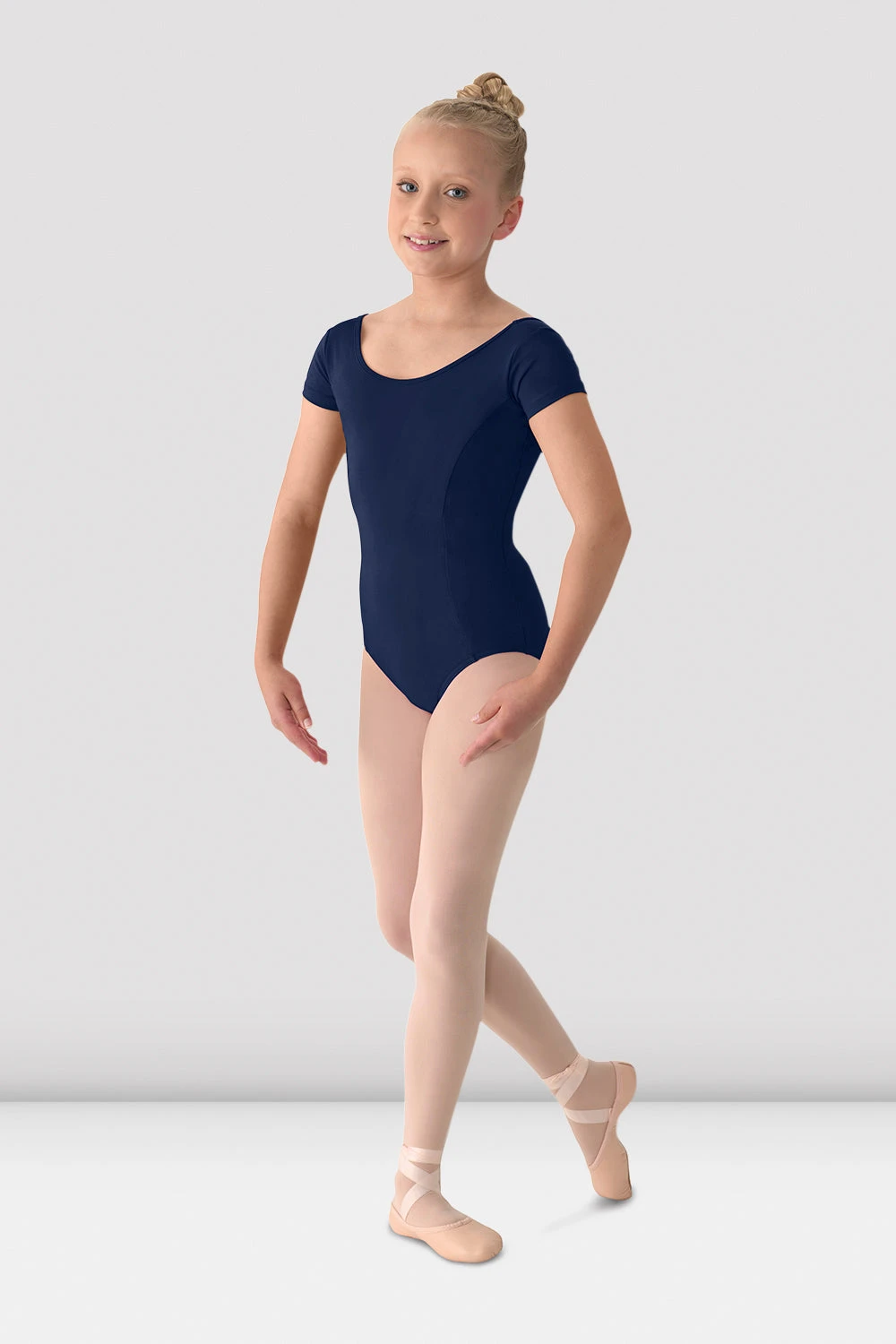 Girls Mirella Classic Short Sleeve Leotard 1 Girls Mirella Classic Short Sleeve Leotard