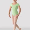 Girls Mirella Classic Short Sleeve Leotard