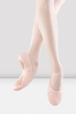 Ladies Dansoft Ll Split Sole Ballet Shoes
