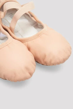 Childrens Odette Leather Ballet Shoes -Dancewear Store S0246L PNK 08 9d7e6c3d 9acc 48b9 b056 ffba6fcc000c