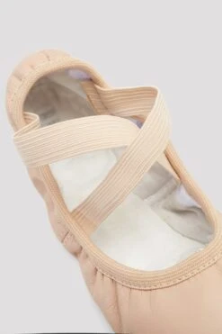 Ladies Odette Leather Ballet Shoes -Dancewear Store S0246L PNK 09