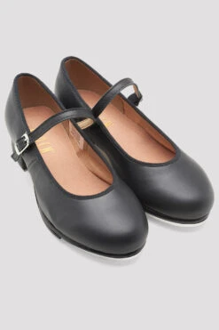 Childrens Tap-On Leather Tap Shoes -Dancewear Store S0302L BLK 05 159fc46d d282 4573 b77d 6205aca27b82