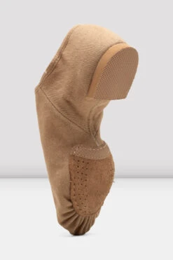 Ladies Phantom Stretch Canvas Jazz Shoes -Dancewear Store S0473L TAN 05