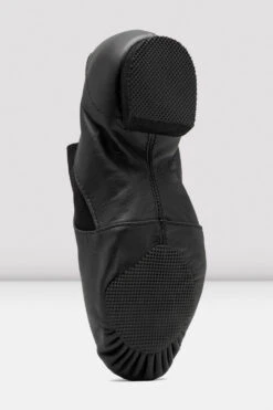 Ladies Leather Elasta Jazz Booties -Dancewear Store S0499L BLK 05
