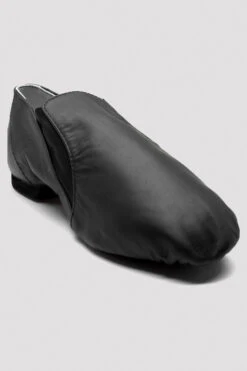 Mens Leather Elasta Jazz Booties -Dancewear Store S0499L BLK 08 a52e045c b70e 4ab8 915d a52444ae1596