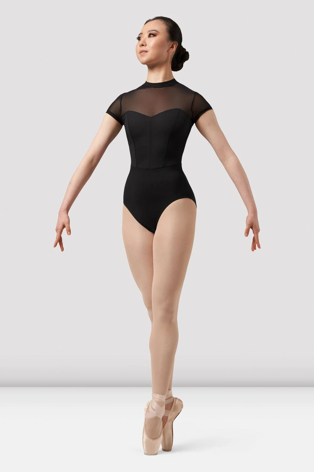 Ladies Mirella Chevron Cap Sleeve Leotard 1 Ladies Mirella Chevron Cap Sleeve Leotard