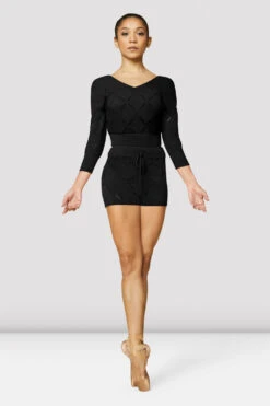 Ladies Finola Knit Ribbed Short