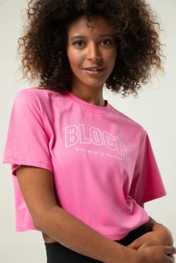 Ladies Heritage Bloch Print Crop Tee 5 Ladies Heritage Bloch Print Crop Tee -Dancewear Store ZLW5109 ELP 03